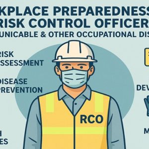 work place preparedness and risk control officer communicable & other occupational diseases